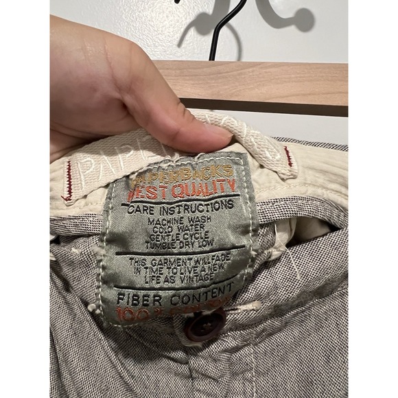 Original Paperbacks Pants- String - 100% Cotton - Size 38‎ - NWT - Picture 4 of 8